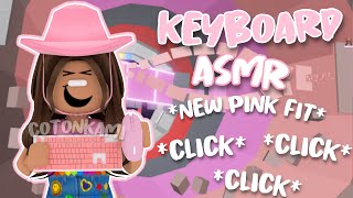 ROBLOX Tower Of Jump but its KEYBOARD ASMRNEW PINK FIT [upl. by Odnarb402]