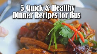 5 Quick amp Healthy Dinner Recipes for Your Hectic Weeknights [upl. by Connell]