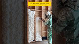 How Does Work Spray Insulation promonster [upl. by Donadee]