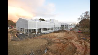 Construction du siège OuestFrance  Rennes 35  Timelapse [upl. by Bel]