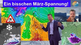 Ein bisschen MärzSpannung von Schnee bis Sommer Wettervorhersage 1524032024 Günther im Schnee [upl. by Anaej]