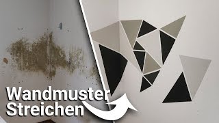 Die Horror Wand  Renovieren und Wandmuster streichen  Gaming Setup umbau [upl. by Marcelline]