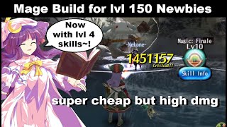 SUPER CHEAP Mage Build for Newbies WITH Lvl 4 Skills  Toram Online [upl. by Ide595]