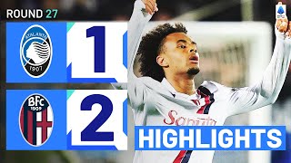 ATALANTABOLOGNA 12  HIGHLIGHTS  Bologna turn it around to keep 4th place  Serie A 202324 [upl. by Sergu]