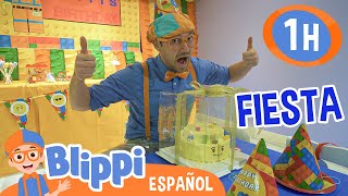 Blippi tiene una fiesta 🎉🥳 Blippi Español  Videos educativos para niños  Aprende y Juega [upl. by Salvatore]