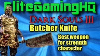 Dark Souls 3 Best weapon Butcher knife and full set of armor How to Get it early [upl. by Giorgio]