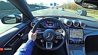 The New Mercedes C43 AMG 2024 Test Drive [upl. by Hamilah849]