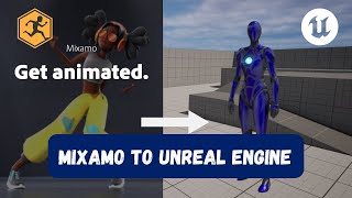 Unreal Engine Tutorial Mixamo Upload Characters and Animations [upl. by Khorma]