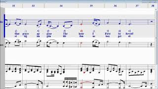 Amazing Grace  Soprano part Arr by Lee Turner [upl. by Ruscher930]