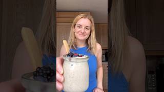 Blended Overnight Oats overnightoats breakfastideas shorts [upl. by Libyc]