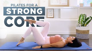 Pilates for Core Strength Workout  Beginner Core Exercises [upl. by Melcher]