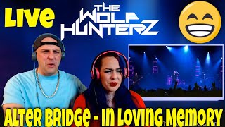 Alter Bridge  In Loving Memory Live with lyrics THE WOLF HUNTERZ Reactions [upl. by Georgeanna]