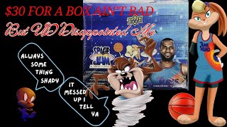 Space Jam 2 A New Legacy Hobby Box Opening UPPER DECK CHEATED ME lebronjames looneytunes [upl. by Ahterod180]