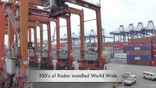 AntiCollision Radar Sensor for Container Quay Crane [upl. by Narod503]