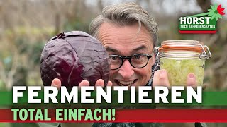 Mit dieser Methode kannst Du Gemüse einfach haltbar machen  Horst sein Schrebergarten [upl. by Onaicram]