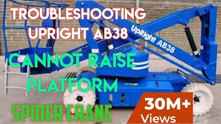 Troubleshooting Upright AB38Cannot Raise Platform [upl. by Henebry]