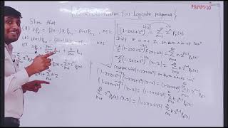 Recurrence Relation Legendre Polynomial Generating Function MSc Mathematics MSc Physics [upl. by Ribak33]