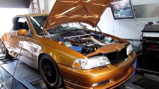 1998 Volvo C70 T5 with GT3076R Turbo Dyno At Tobz [upl. by Anwat22]