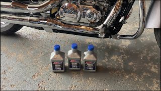 Oil Change On A 2014 Honda Shadow Aero Vt750 [upl. by Artemla]