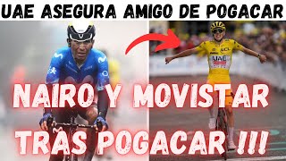 QUINTANA Y MOVISTAR QUIEREN DERROTAR A POGACAR EN LOMBARDIA 2024UAE ASEGURA AMIGO DE POGACAR 2025 [upl. by Helbonnah]