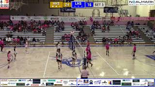 Hobbs Volleyball at Lovington [upl. by Kapeed]