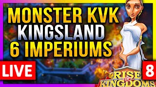 Monster KVK 💻 Hackers deleting Forts 💻 8 🔴 412 Baba401 1664  JST 636  Rise of Kingdoms ROK [upl. by Ansel791]