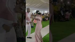 The sweetest Bridal dance shortvideo shorts dance bridaldress rhumba wedding africadance [upl. by Akselav]