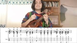 Tiptoe Trough The Tulips Ukulele Instrumental sheet music and tab in description [upl. by Anilocin]