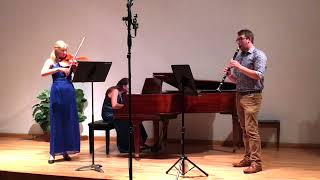 Mozart quotKegelstattquot Trio K498 for Clarinet Viola and Piano [upl. by Nyleuqcaj]