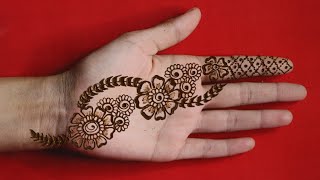 Mehndi Design  Flower Mehndi Design  Arabian Mehndi Design  Easy Simple Stylish Mehndi Design [upl. by Halivah350]