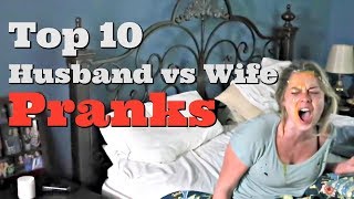 TOP 10 HUSBAND VS WIFE PRANKS OF 2017  Pranksters in Love [upl. by Klein994]