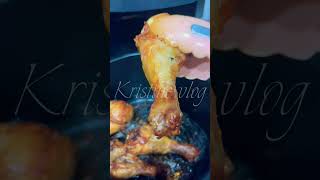 Air fryer chicken homefood kristinevlog foodie checken chicken [upl. by Medovich661]