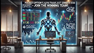 PocketOption Robot Alpha One Trader Just Made Me 130 [upl. by Addia539]