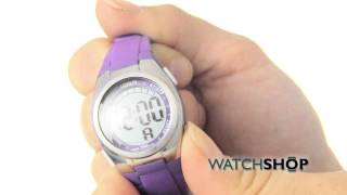 Lorus Ladies Alarm Chronograph Watch R2357GX9 [upl. by Enitnatsnoc]