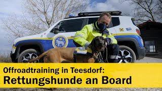 Offroadtraining  Rettungshunde an Bord  ÖAMTC Fahrtechnik [upl. by Meedan]