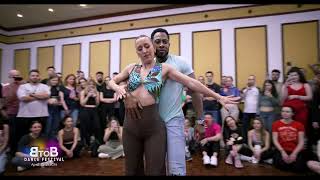 Ronald amp Alba bachata demo BtoBBachataDanceFestival 1215 April 2024 [upl. by Sivehc]