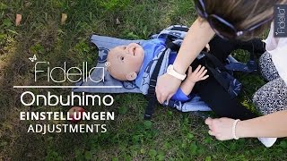 Fidella Onbuhimo carrier  ADJUSTMENTS [upl. by Lundquist]