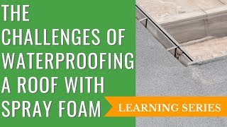 The Challenges of Waterproofing a Roof with Spray Foam [upl. by Imas]