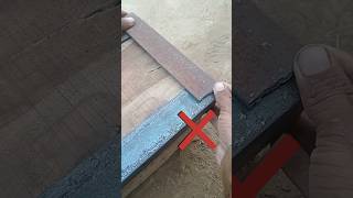 Many welders dont know the technique of making corner iron joints 90degree position [upl. by Elaynad]