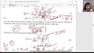 L20 Total Power Radiated by an Accelerated Charge Larmors Formula [upl. by Irak]