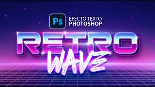 Texto retro en photoshop [upl. by Pasol32]