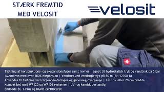 Velosit DB 830 Et meget tyndt men ekstremt fleksibelt tætningsbånd [upl. by Olmstead]