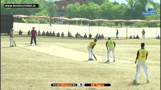 Vivek  Shreyash XI VS SK Tigers  Adivasi Premier League 2016  KarjatKhalapur [upl. by Naliorf]