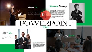 Create Business Presentation Slide Easily in PowerPoint [upl. by Eniarol]