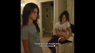 Kendall and Kylie thought Bruce had colonoscopy [upl. by Akimet562]