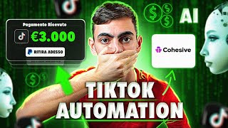 Guadagnare â‚¬3000 al Mese con TikTok Automation con AI TUTORIAL ITA 2023 [upl. by Baram]