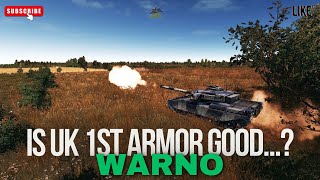 Is the UK 1st Armor actually good  WARNO Gameplay [upl. by Elitnahc]