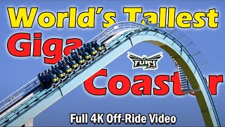 Fury 325 Gigacoaster ​at Carowinds Full 4K OffRide Video  Coasterjaminphotos  Roller Coaster [upl. by Akenom]