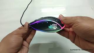 iMICE T97 RGB Honeycomb Gaming Mouse  ALPHABYTETECHNOLOGY [upl. by Cohl113]