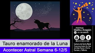 TAURO Enamorado de la LUNA Semana del 6 al 12 Mayo [upl. by Thordis]